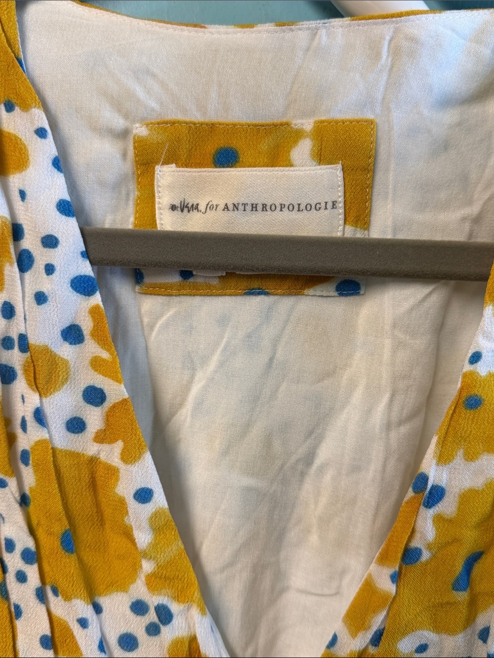 Anthropologie Dress with buttons, lined, S